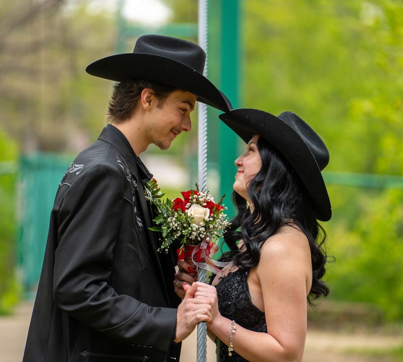 Elle + Kalub, prom, by Tate Studios
